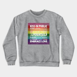 Kiss In Public Crewneck Sweatshirt